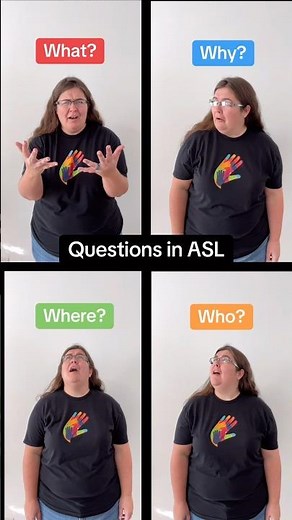 ❓ How to sign What? Why? Who? Where? in ASL | Beginner ASL