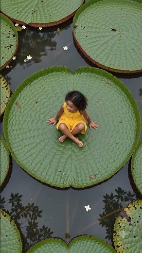 The Biggest Leaf on Earth Can Hold a Human! 🌿