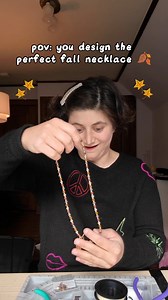 1.4K views · 699 reactions | for all my fall girlies!! this is my Autumn garden necklace 曆 full of campfire colors and a lovely rose, I hope she'll make your fall all the more cozy ❤️ | Slater Studio | Facebook