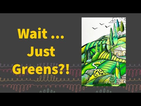 Only Greens?! Polychromos Magic