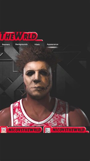 MICHEAL MYERS FACE CREATION |NBA2k26 #viralvideo #explorepage #fypシ #2kcommunity #facecreation