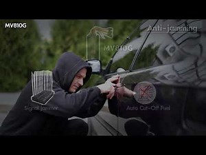 MV810G 4G Vehicle Tracker – SOS Setup, Anti-Jamming Protection, and Remote Control
