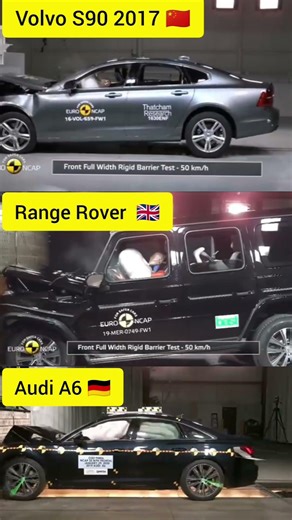 Volvo vs Audi vs Velar: The Hard Wall Test!