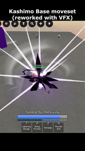 *THUNDER GOD* Hajime Kashimo moveset #roblox #jjs #jujutsushenanigans #skillbuilding