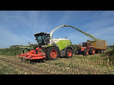 Mais hakselen - Folbert met een Claas Jaguar 960 en Kolkman met SAME & Lamborghini trekkers (2025)