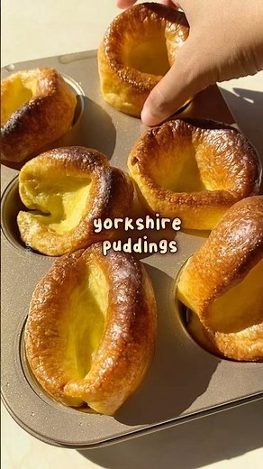 3 ingredients yorkshire pudding 🥧