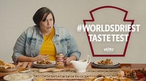 5.3K views · 131 reactions | It’s Heinz Gravy to the rescue in the World’s Driest Taste Test. Watch and see how long ten unsuspecting people can survive before they’re begging for that thick and creamy home-style taste. #WorldsDriestTasteTest | Heinz | Facebook