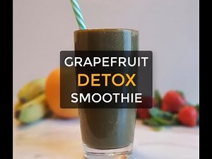 Grapefruit-Strawberry Green Detox Smoothie