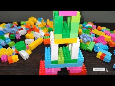 Amazing Building Blocks Tower | Creative Kids Toy Construction | Colorful Block Tower Build