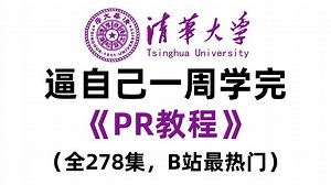 【PR教程】全278集（完整版）清华大佬耗时三个月整理的premiere课程，从基础到精通，详细讲解，通俗易懂，适合所有零基础小白学习，学完即可接单！！！_哔哩哔哩_bilibili