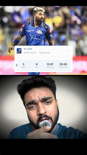 Hardik Pandya’s Poor Form 😳 | Is MI in Trouble? Playoff Chances in Danger #mumbaiindians
