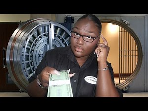 ASMR | Clueless BANK TELLER Doesn't Realize That They're Being Robbed...
