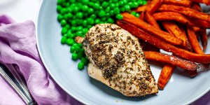 Herby air fryer chicken breasts recipe