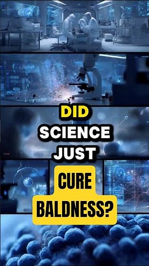 Did Science just cure Baldness? #HairGrowth #HairLoss #HairRegrowth #PP405 #shorts