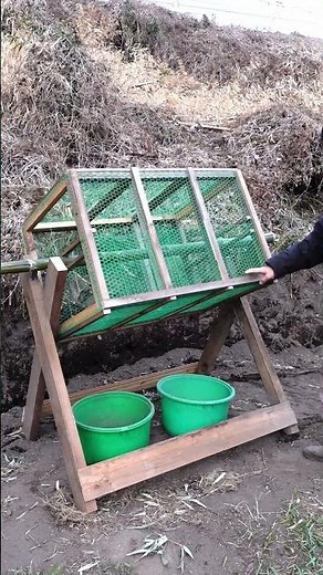 【DIY】土ふるい機を自作しました。
