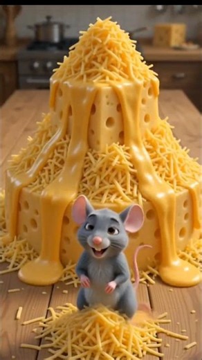 How Tiny Rat Created a Mountain of Cheese?! 🧀🐭✨