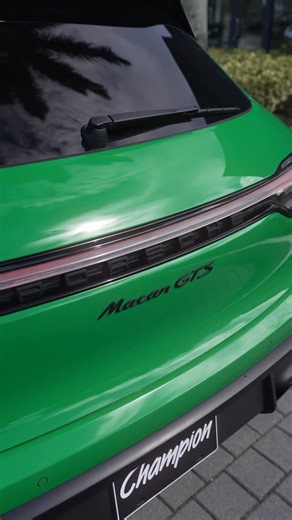 Champion Porsche on Instagram: "This latest Porsche Macan GTS arrival to our preowned department is just waiting to get back out there and turn some heads with that Python Green paint finish 💚 Are you ready? Be a Champion #ChampionPorsche #porsche #thereisnosubstitute #macan #gts #suv #performance #porschemoment #yesporsche #porschemacan #porschelife #porschelove #macangts #reels #nosubstitute #beachampion"