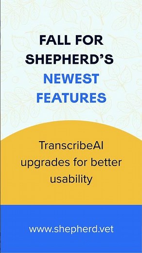 Fall for Shepherd's Newest Features!