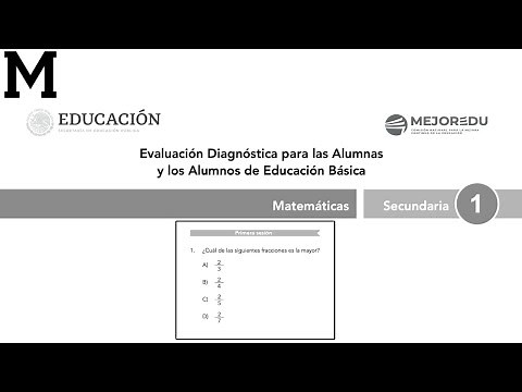 Examen diagnostico primero de secundaria| MEJOREDU| Problema 1