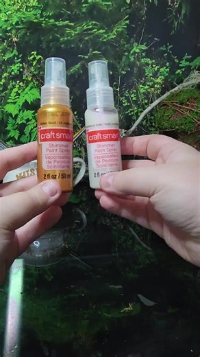 Testing out Michael's craftsmart shimmer paint spray. #artsupplies #crafting #michaels #craftsmart