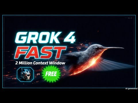 ⚡️ Fastest Free AI Coding? 2M Context Grok 4 Fast – Is It Good? [Multimodal]