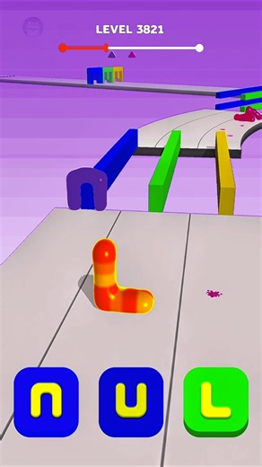 Blob Shifter 3D Level 3821 | Cubic Gaming #shorts #games #gameplay