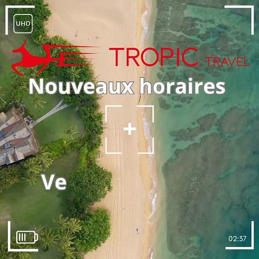 ⏰NOUVEAUX HORAIRES à partir du lundi 3 novembre 2025🕛 -Du lundi au jeudi: 8h à 11h30 et 12h30 à 17h - Le vendredi: 8h à 11h30 et 12h30 à 16h ✈️Comment obtenir un devis clair, précis et sans obligation d’achat? 📩Envoyez nous un mail à tropic@tropic-travel.nc en précisant: ⏭ la destination et les DATES souhaitées (flexibles ou pas) ⏭ les noms, prénoms et dates de naissance des passagers (encore mieux la copie des passeports) ✅ vous recevrez en retour un devis valable 3 jours (hors week-end) sans
