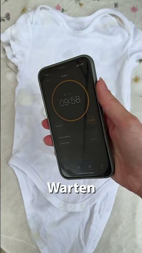 ☀️ Sonnencremeflecken entfernen I So geht´s 👕 I #cleantok #haushalt #sonnencreme