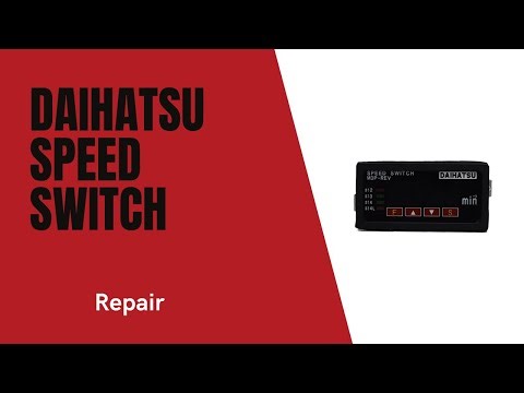 Daihatsu Speed Switch Unit (1) Repair