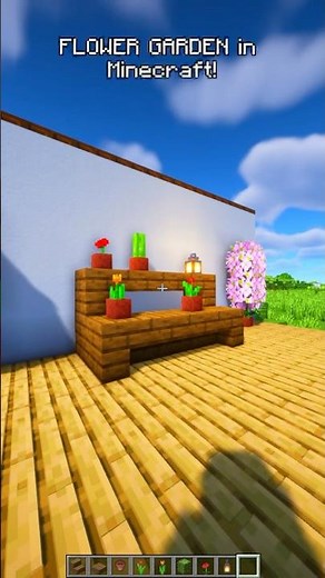 Aesthetic FLOWER GARDEN Design in Minecraft! 🌿🌸 #aesthetic #minecraft