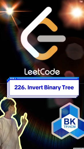 226. Invert Binary Tree. Practice DFS and BFS by inverting a binary tree🌲🌲#leetcode #softwareengineer #hcmut #learnontiktok #dsa
