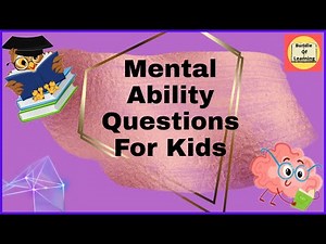 Logical Reasoning For kids | Mental Ability Questions | Mental Maths | Logical Reasoning