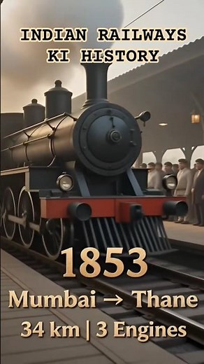 Indian Railways ki History #trending #indian #history #railway #indianrailways