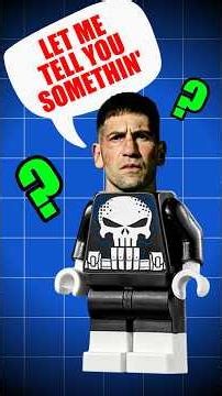 Making The PUNISHER in LEGO! #marvel #lego #spiderman