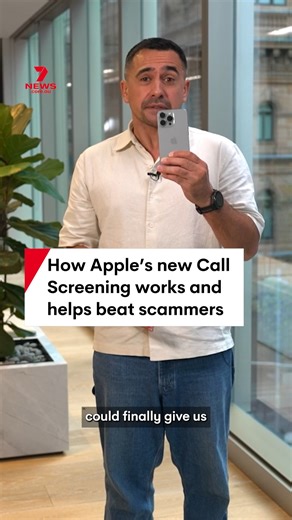 161K views · 366 reactions | Here’s a first look at Apple’s new CallScreening feature, rolling out to iPhone users in September this year. Could this finally put an end to annoying scam and cold calls? #iphone #callscreening #ios #apple #scamcall #7NEWS | 7NEWS Australia | Facebook