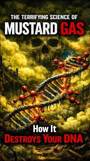 The Terrifying Science of Mustard Gas #MustardGas #ChemicalWeapons #Science #WWI #MilitaryHistory