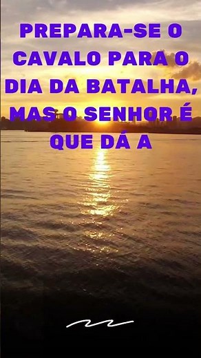 Versículo do dia de hoje Provérbios 21:31