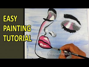 Abstract Painting | How to Paint Face | Acrylic Painting