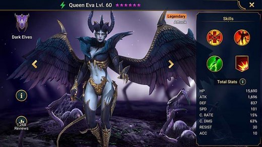 Queen Eva - HellHades - Raid Shadow Legends