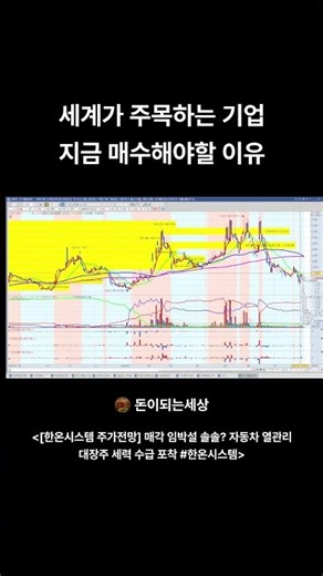 [한온시스템 주가전망]세계가 주목하는 기업! 지금 매수해야할 이유! #한온시스템 #shorts