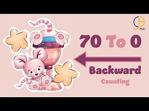 Backward Counting Made Easy: Mastering Reverse Counting from 70 – 0 with Fun & Colourful Flashcards