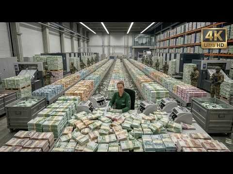 Inside Europe’s Money Factory: How Euro Banknotes Are Printed and Secured (Full Process)