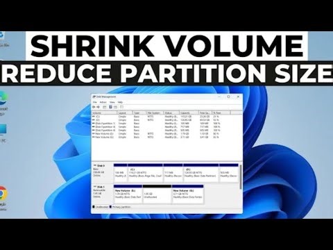 How to shrink volume in windows11 #windows11 #shrinkvolume #drive