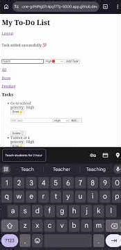 #coding #programming #python Flask todo web app.