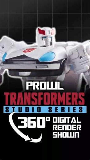 Prowl MTMTE Collection | 360° Digital Render Shown #studioseries86 #hasbropulse #shorts