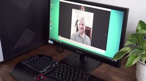 Cloud Nine C989 Ergonomic Mechanical Keyboard for PC - Kailh Linear Red Switches - RGB Light Up LED Backlit with USB - Ergo Split Key Board with Macro