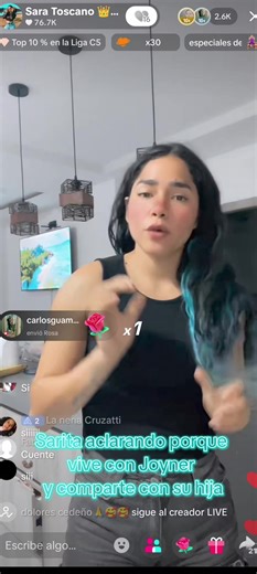 Sarita aclara su vida con Joyner y su hija