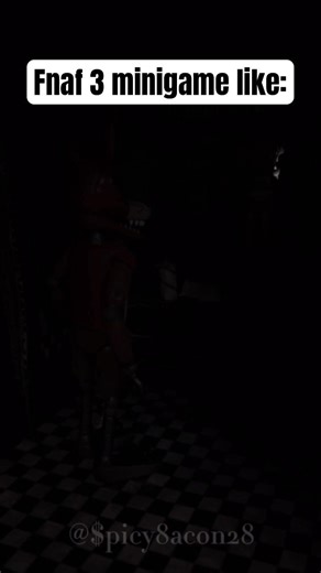 Fnaf 3 mini game reality 💔 #fnaf #fyp #funko #actionfigures #stopmotion #meme #funny