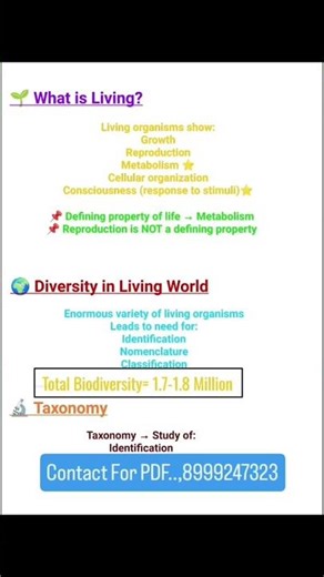 Biology Short Notes NEET Oriented NCERT Based Last Moment Revision