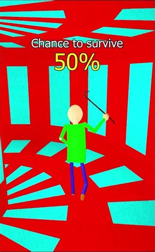 When Baldi Meet Nextbots Scary in Rainbow Map